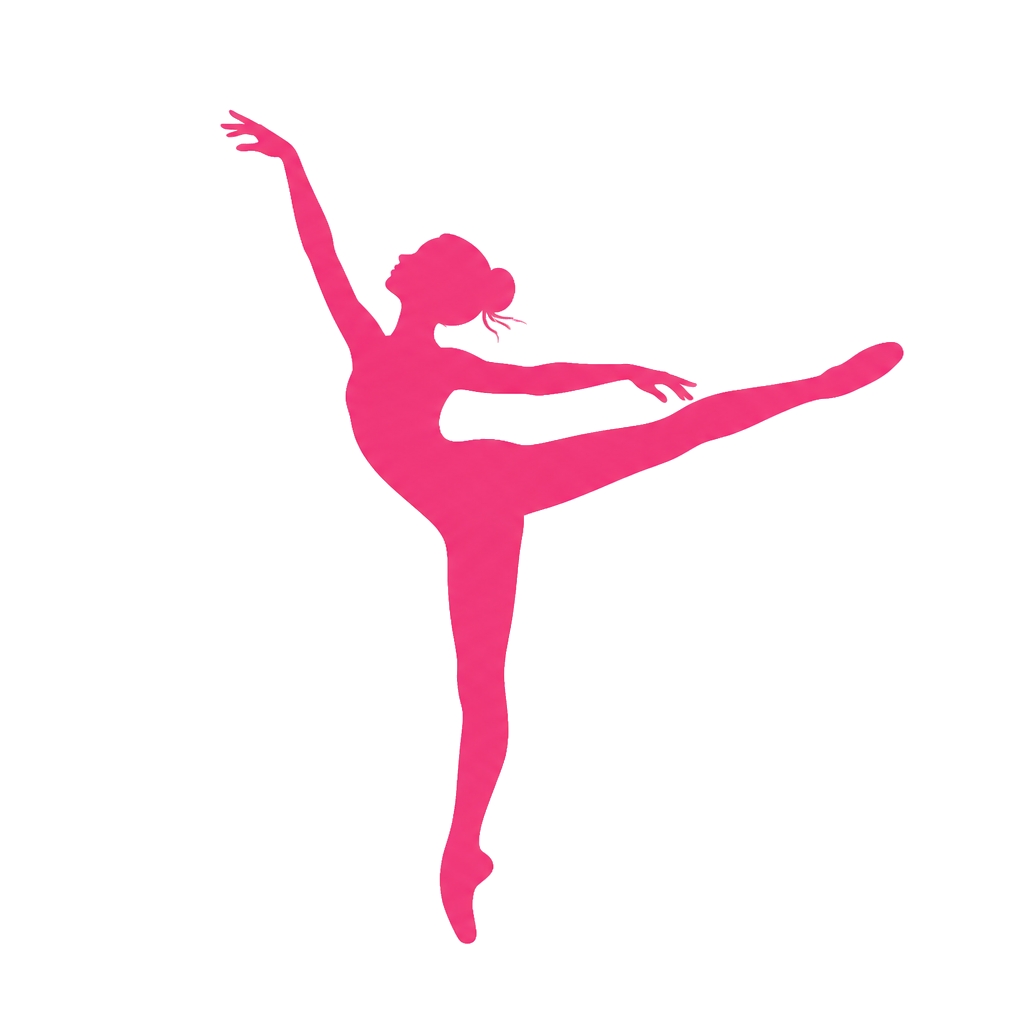 Teen dancer silhouette